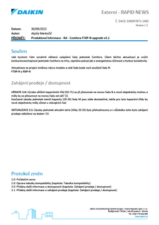 Produktová informace - RA - Comfora FTXP-N aktualizace v3.1 (2) cs.pdf